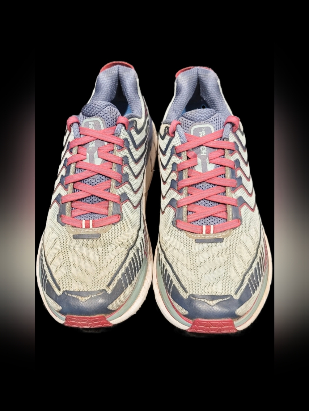 🩷 Sz 7 HOKA Clifton - Aquifer - Blue Pink - Running - Picture 4 of 8